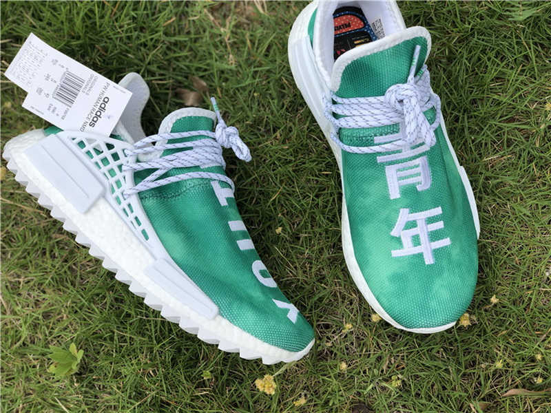 Super max Adidas NMD Human Race Pharrell China Exclusive Green(98% Authentic quality)